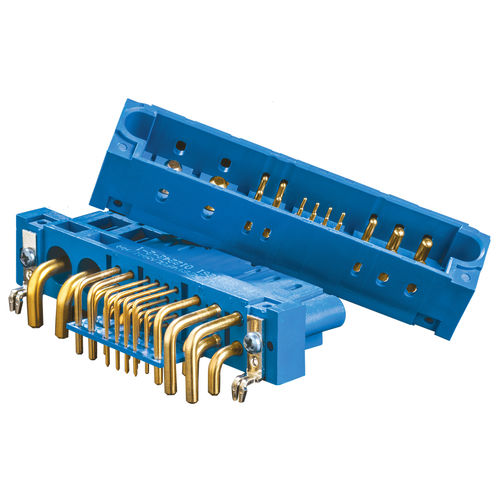 Conector híbrido - SP Series - Positronic Industries - PCB / retangular / fêmea