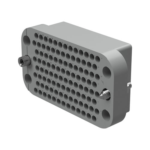 Conector retangular - GMCT Series - Positronic Industries - de alimentação elétrica / reto / fêmea