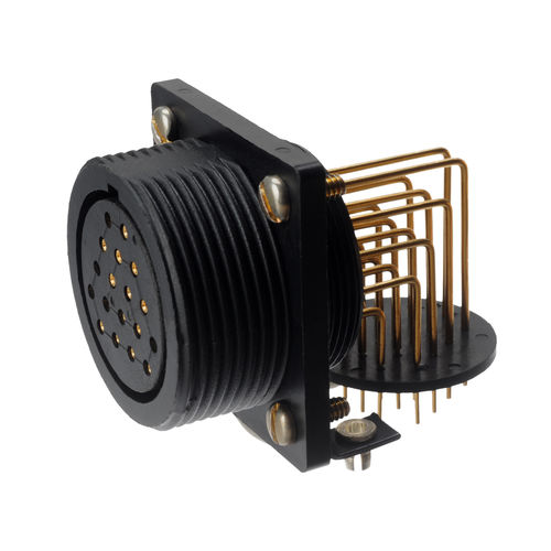 Conector circular - FR Series - Positronic Industries - de alimentação elétrica / RF / PCB