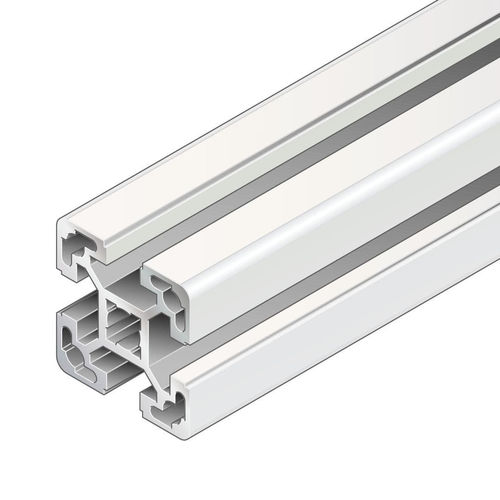Perfil em alumínio anodizado - 3842529339 - Bosch Rexroth - Assembly Technology - retangular / aberto