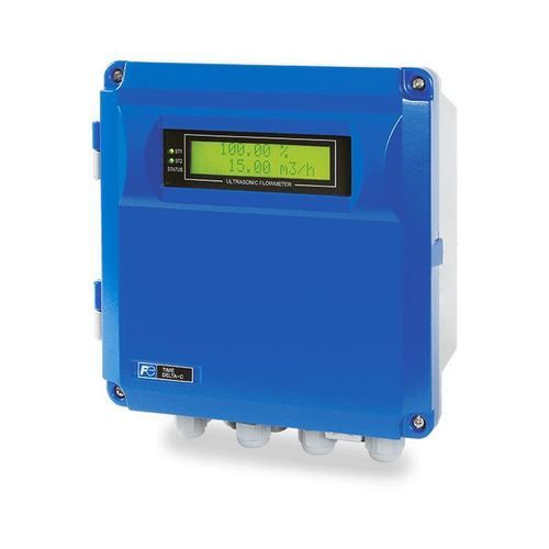 Medidor de vazão ultrassônico por tempo de trânsito - DELTA-C FSV-L-1 - FUJI ELECTRIC France - volumétrico / para líquidos / para água