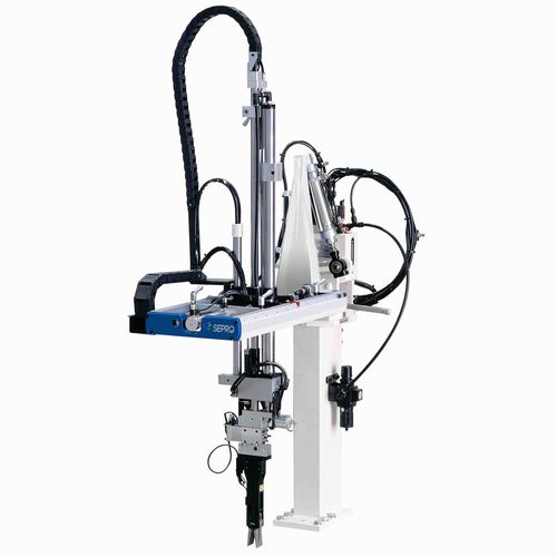 Robô cartesiano - SR series - SEPRO ROBOTIQUE - de 2 eixos / para remoção de massalotes / para máquina injetora