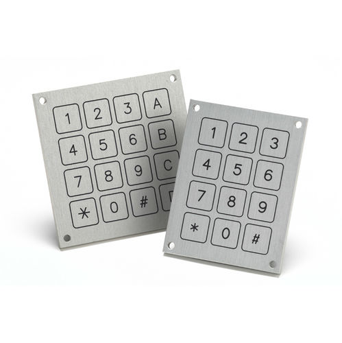 Teclado numérico 16 teclas - 37F series  - Grayhill - 15 teclas / embutido / piezo