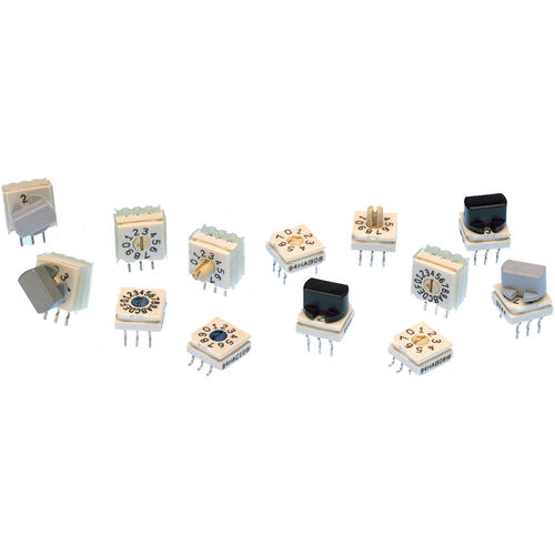 Interruptor rotativo - 94H series - Grayhill - DIP / unipolar / selado