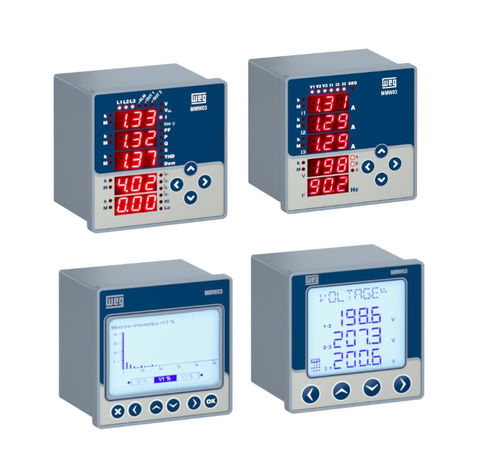 Medidor de potência multímetro - MMW03 - WEG Gear Systems GmbH - digital / monofásico / trifásico