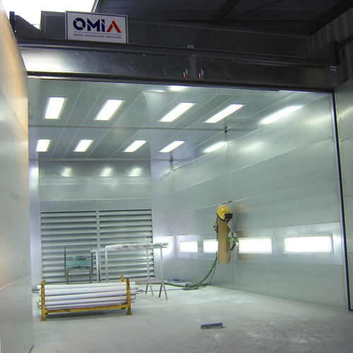 Cabine de pintura para metalização - OMIA - fechada / para peças de reposição / para veículos