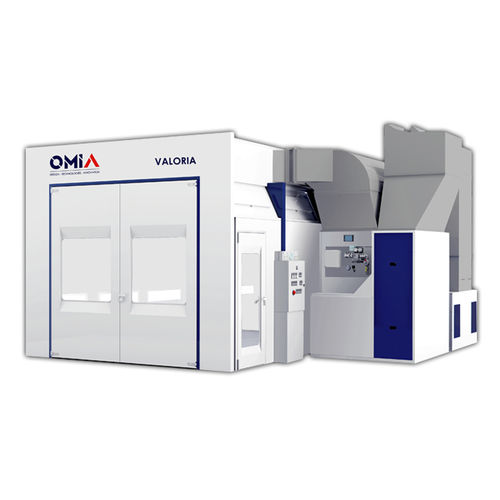 Cabine de pintura fechada - VALORIA 240 & 300 INT'L - OMIA - para veículos / pressurizada / móvel