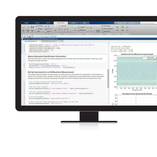 Software de comunicação - Instrument Control Toolbox™ - The MathWorks - para teste / de controle / de instrumento