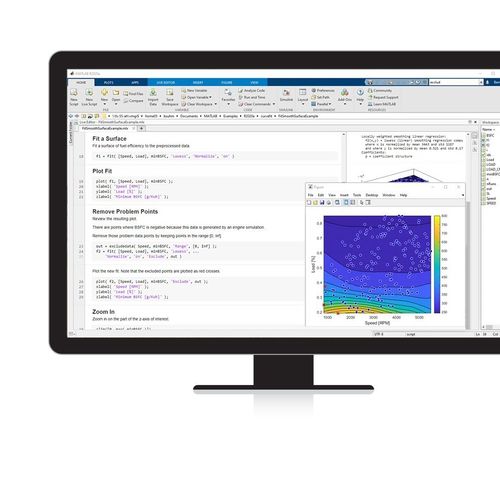 Software de pós-processamento - Curve Fitting Toolbox™ - The MathWorks - de análise de dados