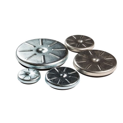 Isolador de vibração de nivelamento - CM - Sunnex Equipment - cilíndrico / em aço inoxidável / em borracha