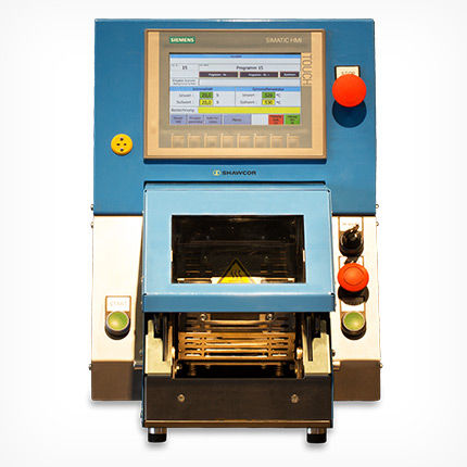 Máquina de termorretração elétrica - ​DERAY®-SpliceMan IR - DSG-CANUSA GmbH - com IHM de tipo touchscreen incorporada