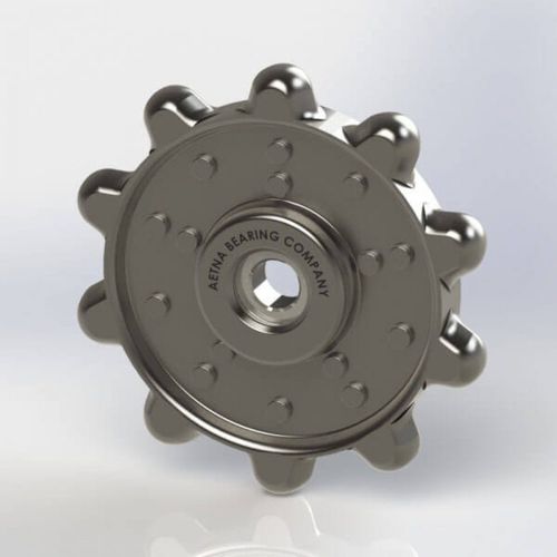 Roda dentada de corrente - AG2 series - AETNA - de dentes retos / em aço / livre