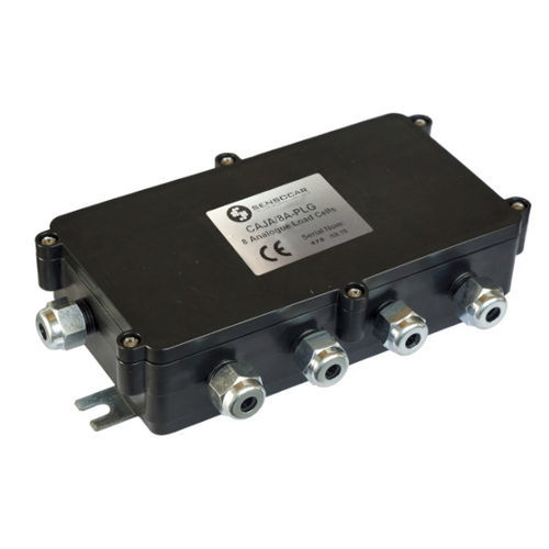 Caixa de passagem elétrica para sensor de força - CAJA/D-PLG series - SENSOCAR - de sobrepor / em alumínio / com prensa-cabos
