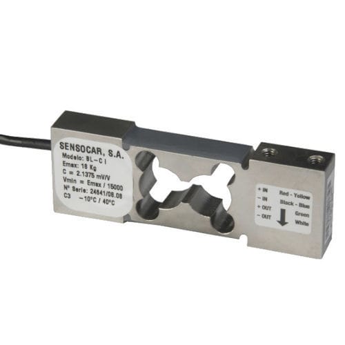Célula de carga de flexão - BL-C - SENSOCAR - de apoio central / 2 mV/V / de pesagem