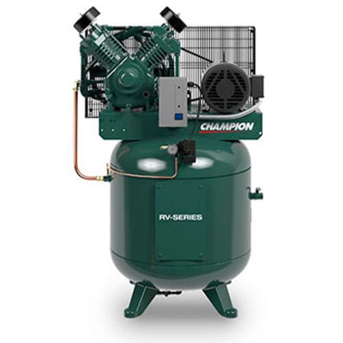 Compressor alternativo - RV series - Champion Pneumatic - de ar / elétrico / estacionário