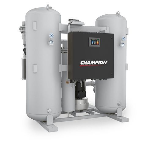 Secador de ar comprimido por adsorção - XCHB - Champion Pneumatic - regeneração com soprador (blower purge) / compacto