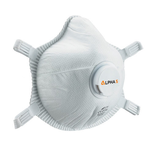 Máscara de proteção descartável - S-3V - Globus Group - PFF3 / tipo concha / industrial