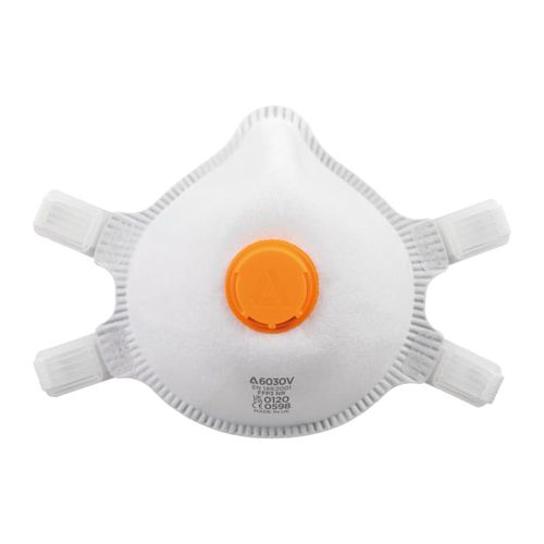 Máscara de proteção descartável - 6030V - Globus Group - PFF3 / tipo concha / industrial
