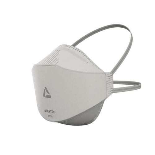 Máscara de proteção descartável - Skytec 4530 - Globus Group - PFF3 / semifacial / hospitalar