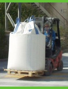 Big bag biodegradável - Baobag - com 4 pontos de elevação