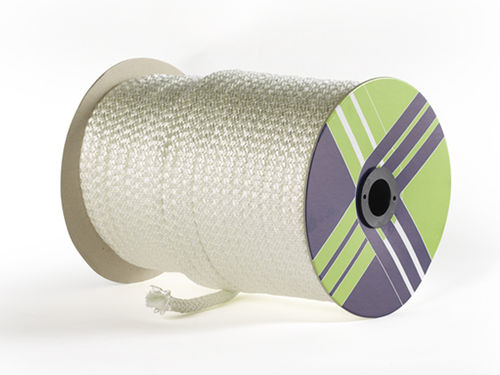Gaxeta trançada de fibra de vidro - 3228W - TEXPACK - resistente a produtos químicos / de alta resistência / para fornos e estufas