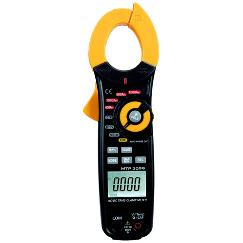 Multímetro tipo pinça digital - MTP 3096 - MTP Instruments Inc - portátil / 600 V / 1000 A