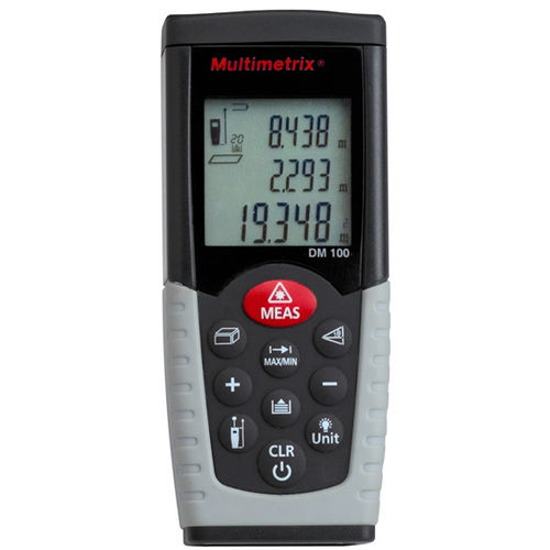 Medidor de distância a laser - DM100  - MULTIMETRIX - portátil / com cálculo automático de volume