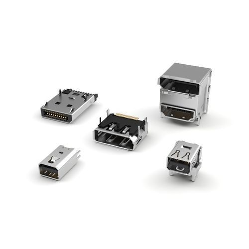 Conector Display Port - DPC-F-S series - ADAM tech - de dados / de ângulo reto / de inserção (PTH)