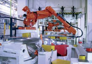 Robô articulado - SCHULER - MÜLLER WEINGARTEN - de 6 eixos / de automatização da prensa / para a indústria automotiva