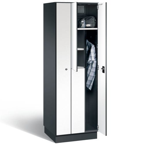 Vestiário de secagem - S series - C + P Möbelsysteme - com porta em Z / com ventilação