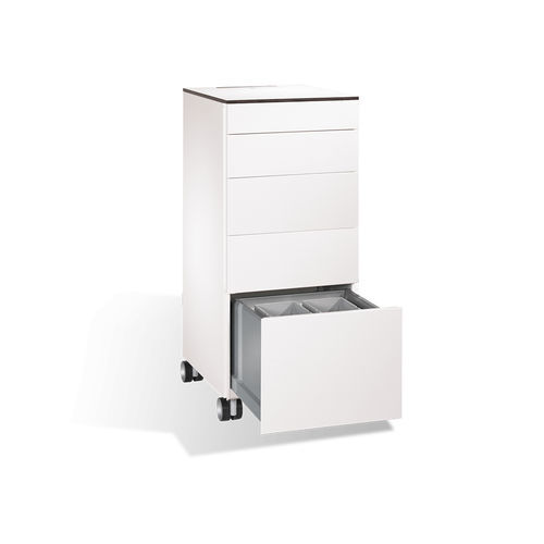 Armário para produtos alimentares - Asisto C 3000 - C + P Möbelsysteme - de acondicionamento / de escritório / com rodízios