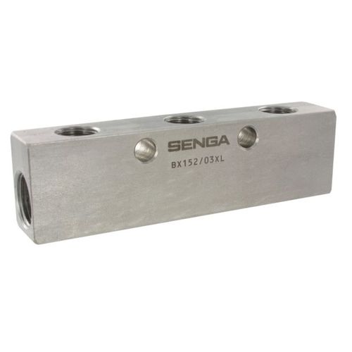 Distribuidor manifold multivias - BX 151 - SENGA - em aço inoxidável / para ar comprimido