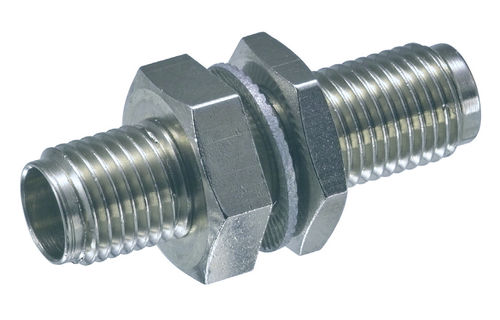 Adaptador com rosca - ø ¼-36 in  - Amphenol Precision Optics - para fibra óptica F-SMA / de comunicação / hexagonal