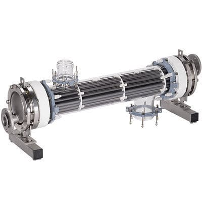 Trocador de calor de casco e tubo - Buchiglas (Büchi AG)-Reactor Systems & Pilot Plant - de condensação / de absorção