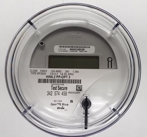 Medidor de energia elétrica monofásico - Riva™ - Itron - inteligente