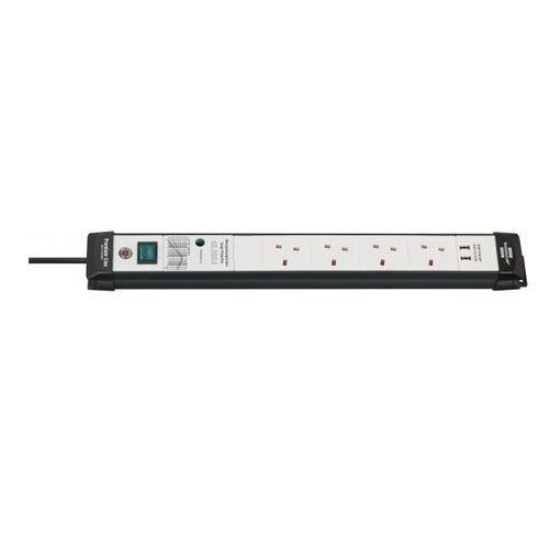 Extensão elétrica com tomada múltipla - 1951543604 - BRENNENSTUHL