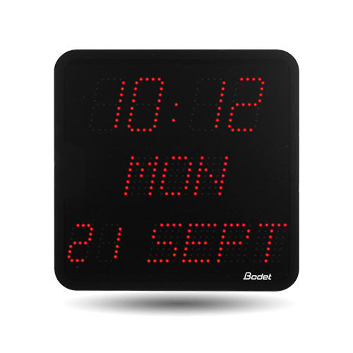 Relógio digital - STYLE 7D - BODET TIME SPORT - de LED / de parede / sincronizado