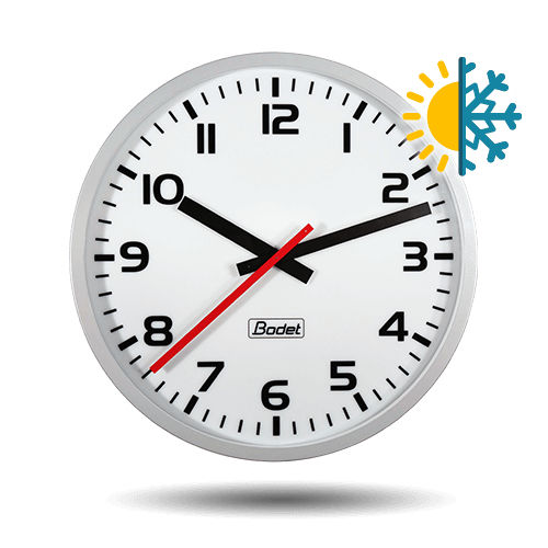 Relógio com dupla face - Profil 760 - BODET TIME SPORT - para ambiente externo / analógico / NTP