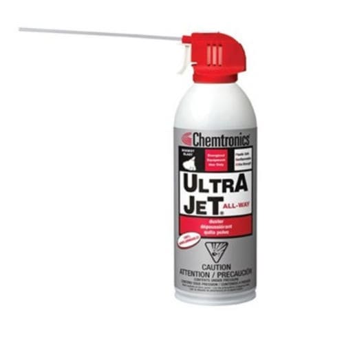 Spray de limpeza - Ultrajet® All-Way - CHEMTRONICS - despoeirador / para o plástico / não inflamável