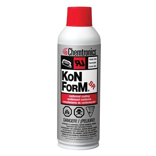 Revestimento de proteção - Konform® SR - CHEMTRONICS - de isolamento / em silicone / para a indústria eletrônica