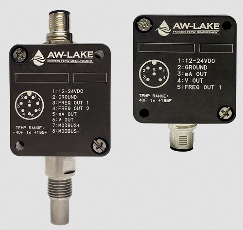 Sensor de fluxo de turbina - AW-Lake Company - volumétrico / para líquidos / com saída analógica