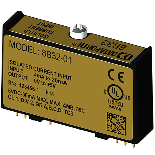 Módulo de entrada de corrente - 8B32-01 - Dataforth Corporation