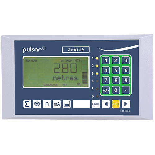 Controlador de estação de bombagem com alarme integrado - Zenith  - Pulsar Measurement - para a gestão de bombas / com reinicialização de bomba automática / de ultrassons