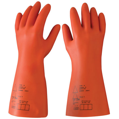 Luva de laboratório - R1260 series - DERANCOURT - isolante / em couro
