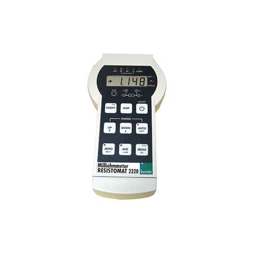 Ohmímetro digital - RESISTOMAT® 2320 - burster präzisionsmesstechnik gmbh & co kg - portátil / 4 terminais / a bateria