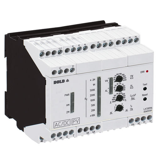 Dispositivo supervisor de isolamento para rede CA - LK 5896 - DOLD - CC / CA/CC / para trilho DIN