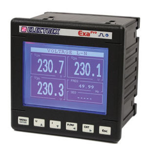Analisador de monitoramento - PFAE9-1B1Z2-EMF EXA PRO 96 - ELECTREX - para rede elétrica / industrial / de qualidade da energia
