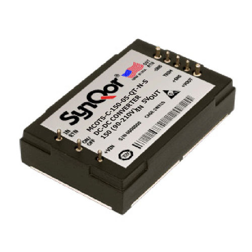Conversor CC-CC regulado - Mil-COTS 150 V  - SYNQOR - isolado / para PCI / com saída simples