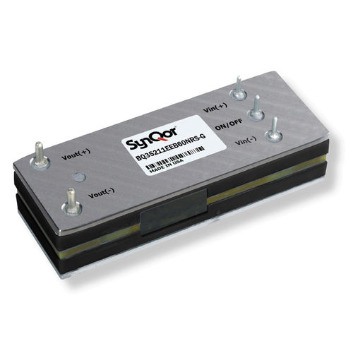 Conversor CC-CC não ajustável - BQ35211EEx60 - SYNQOR - abaixador / isolado / SMD