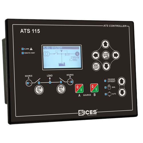 Controlador de chaves de transferência automática - ATS115 - S.I.C.E.S.